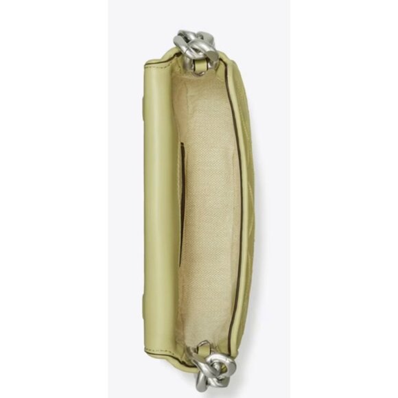 NEW WITH TAGS!!! AUTHENTIC Tory Burch Olive Fleming Crescent Shoulder Bag - Picture 5 of 8